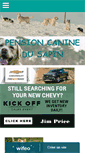 Mobile Screenshot of pensioncaninedusapin.com